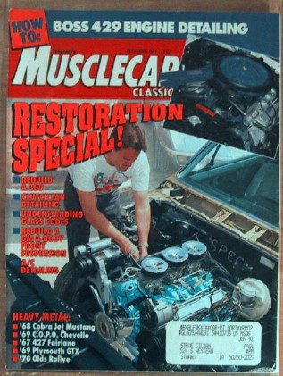 MUSCLECAR CLASSICS 1991 DEC - BOSS, YENKO, GSX, GTX